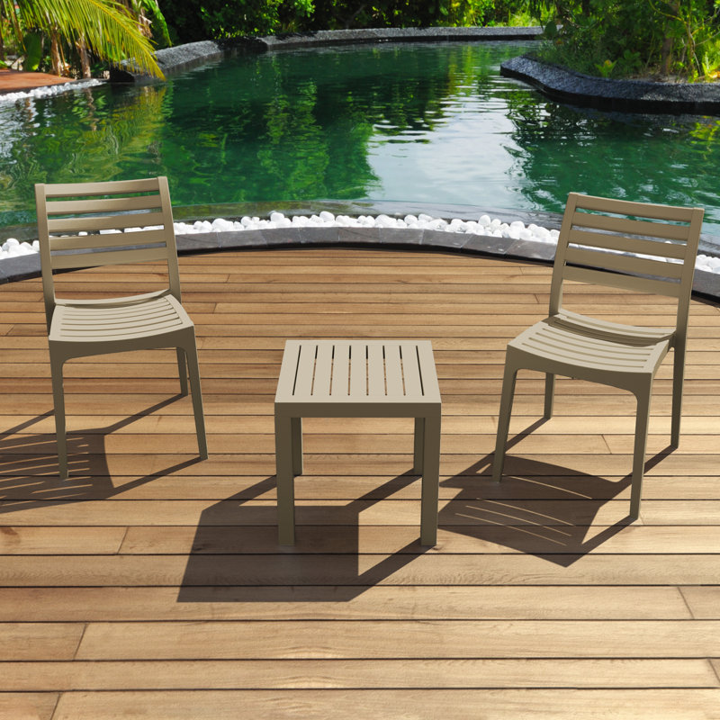 2 - Person Patio Conversation Set, Taupe