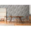 Bricks and More Collection Metallic Marble Motif Wallpaper Roll-834058275