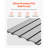 4 x 4 ft Slat Wall Panelling MDF Garage Slatwall with Modular Design-798089042