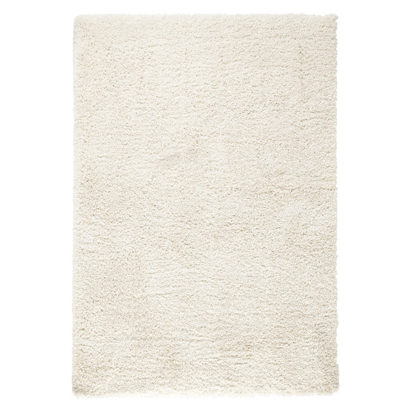 Venice Shaggy Cream Rug, Rectangular 200 x 290cm