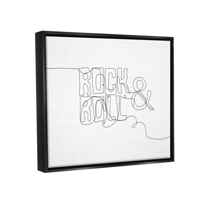 " Rock And Roll Music Line Doodle " by Kamdon Kreations
