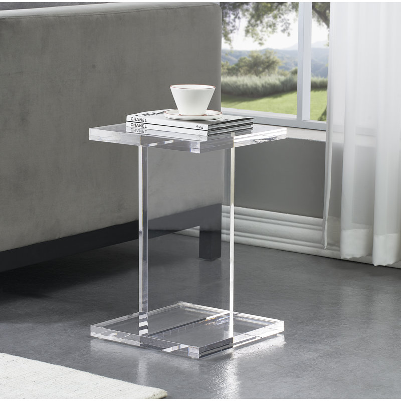 Acrylic Beam End Table