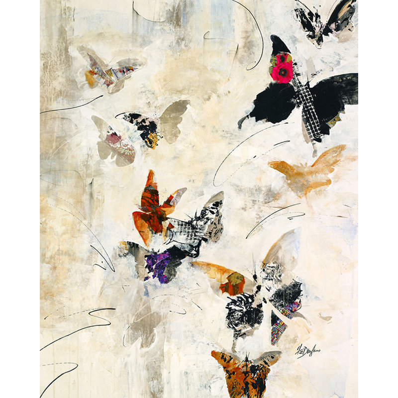 Wings - par Chelsea Art Studio, impression, Gel coupé au couteau, H 50 po x l 40 po x P 1,5 po