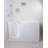 60'' x 30'' Walk-in Fiberglass Bathtub with Faucet-1043714988
