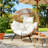 Oversized Rattan Egg-Shaped Chair With Comfortable Cushions. Suitable For Indoor Use In Living Rooms, Bedrooms, Balconies, Patios, And Outdoors. Light Brown.-1514004488