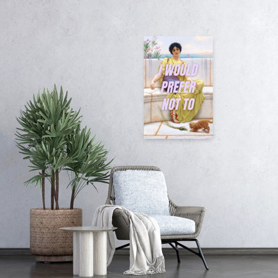 «I matériau préféré», impression d'art mural