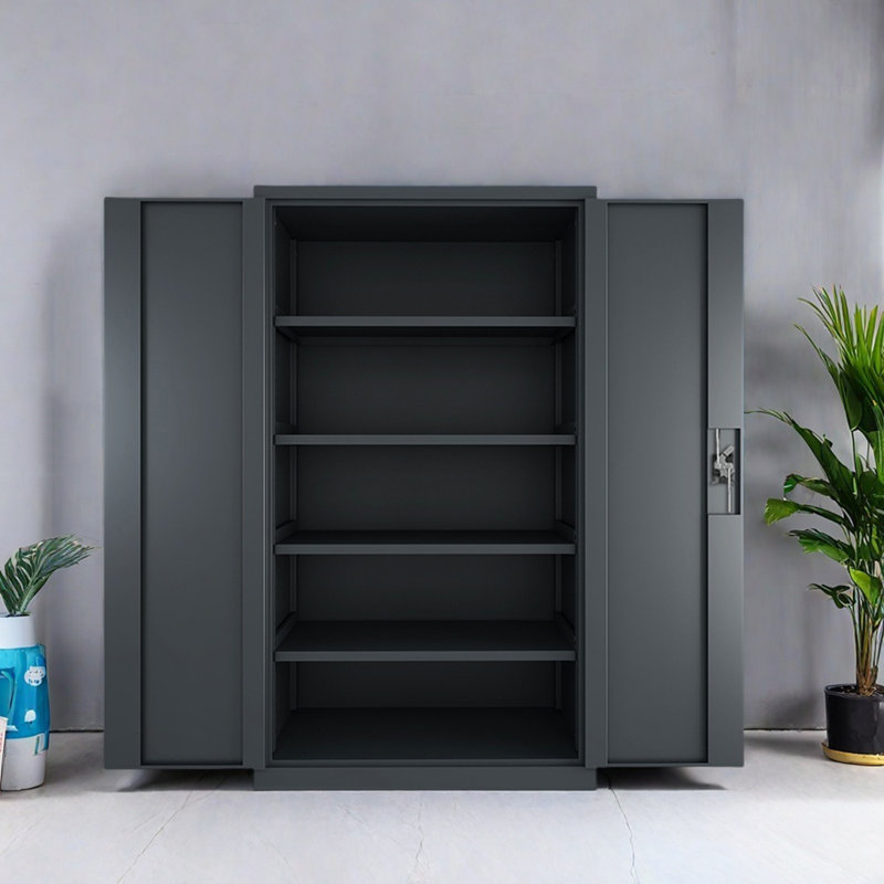 Casiers de garage multifonctionnels à grande capacité, Noir, noir, noir, noir