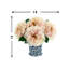 Arrangement floral de pivoines dans un vase