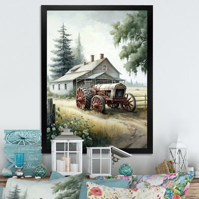" Tractor At The Barn In Summer I "