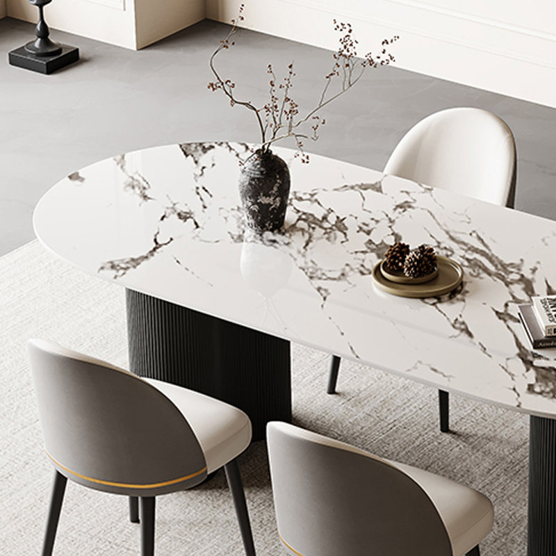 Table de salle à manger Modern, H 29,52 po x L 55,11 po x l 31,49 po