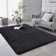 Black Modern Shag Rug – Soft & Durable Accent Carpet
