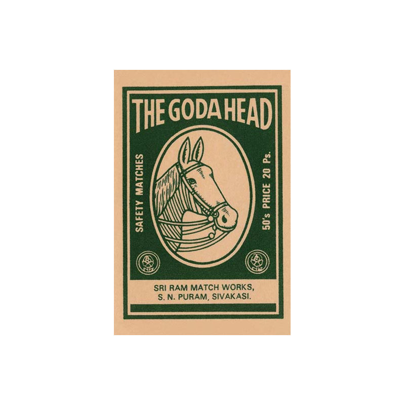 « the goda head », affiche rétro