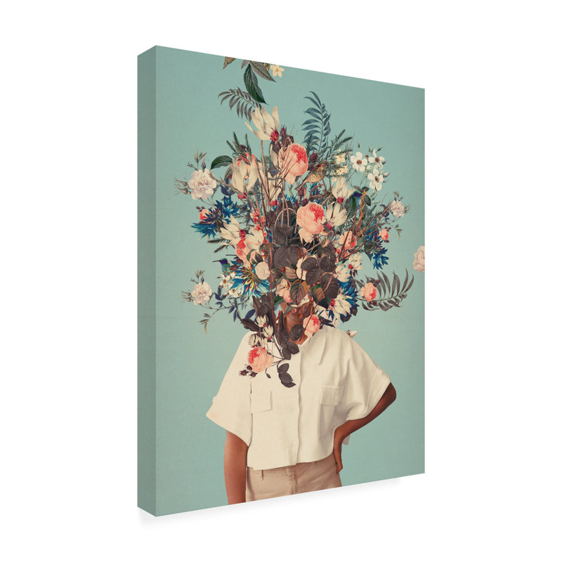 «Thank God It's Spring On Canvas» par Frank Moth, reproduction, H 24 po x l 18 po x P 2 po