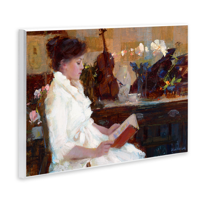 Art classique, lecture de plaque murale classique par Katie Swatland, H 10 po x l 15 po