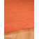Caple Berber Reversible Coral Orange Wool Area Rug with Jute Core and Jute Fringe