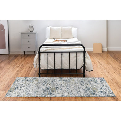 Tapis crème / gris Romine