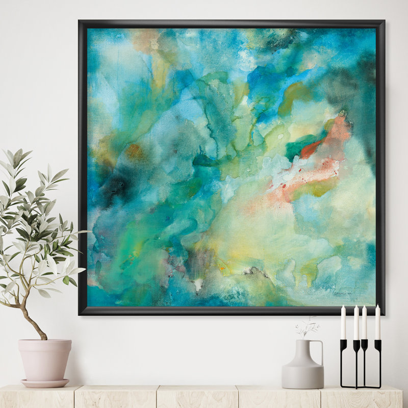 Interstellar - reproduction d'art sur toile, H 30 po x l 30 po x P 1 po, Cadre noir