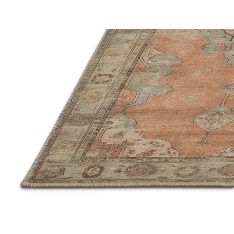 Tapis brun lavable à la machine