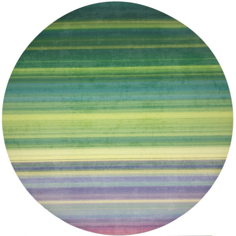Gradient Greens Pebble 16" Vinyl Placemat, Green