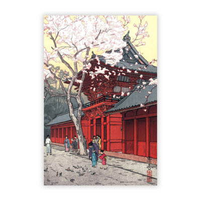 Hie Shrine by Toshi Yoshida - Frameless Print