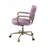 Siecross Pink Top Grain Leather Office Chair-1462970989