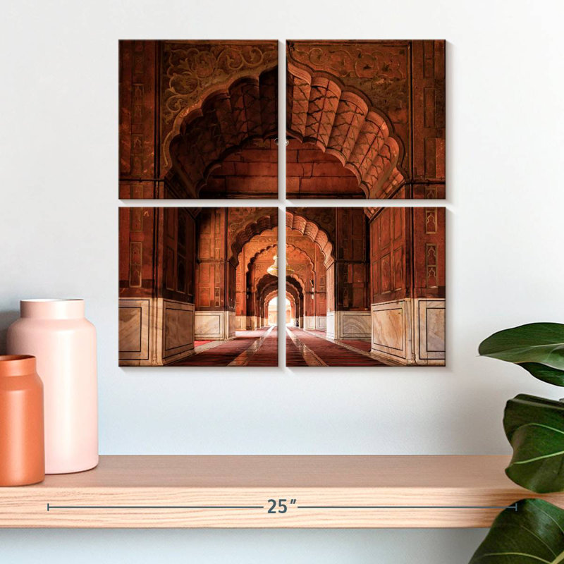 Lilie Jama Masjid Arches, H 18 po x l 18 po