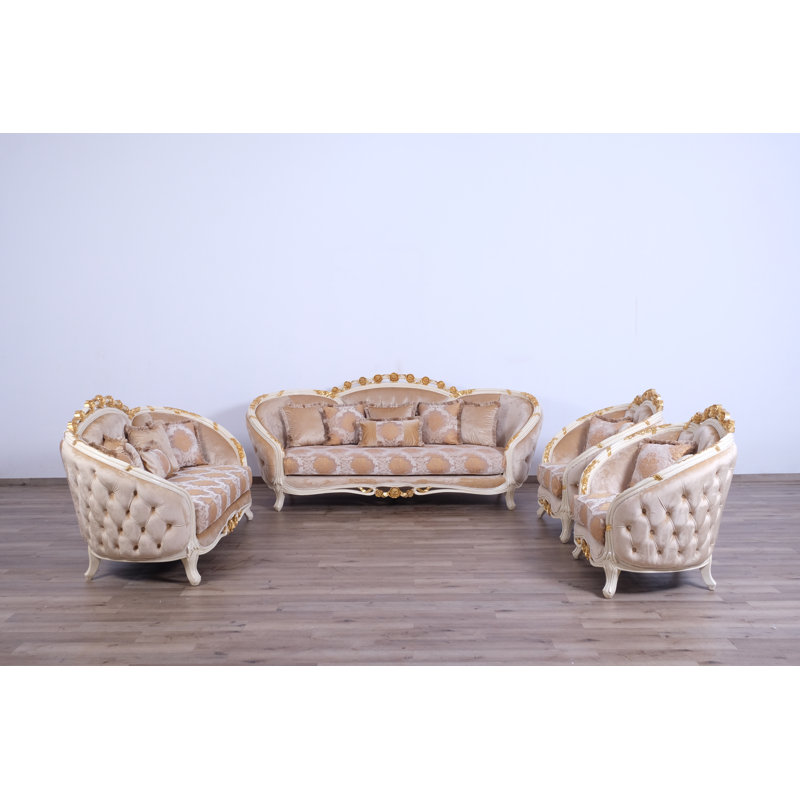 Valentine Armchair, Beige Polyester