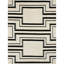 Geometric Area Rug in Black/Ivory-220804215