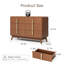 Commode Mid-Century moderne, commode 6 tiroirs avec rangement, commode-1154934736