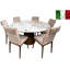 Antis 6 - Person Dining Set