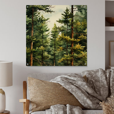 Pine Tree Symphony II - Tree Pine Acrylic Wall Art