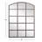 Haider Glass and Metal Arched Window Pane Inspired Wall Mirror-736747605-736747601-722321791