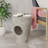 14.5'W Modern Magnesia Oxide Side Table-257029814