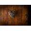 Wicker Heart Shaped Hanging Sculpture-70245558