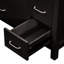 Ensemble de meuble-lavabo noir 36 po avec lavabo en céramique 36 po - 2 portes à fermeture douce et 5 tiroirs