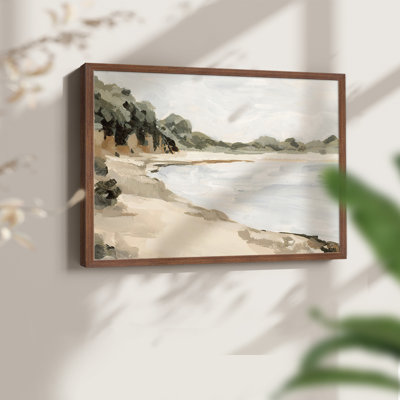 Bluff Bay II -Framed Print - Restickable