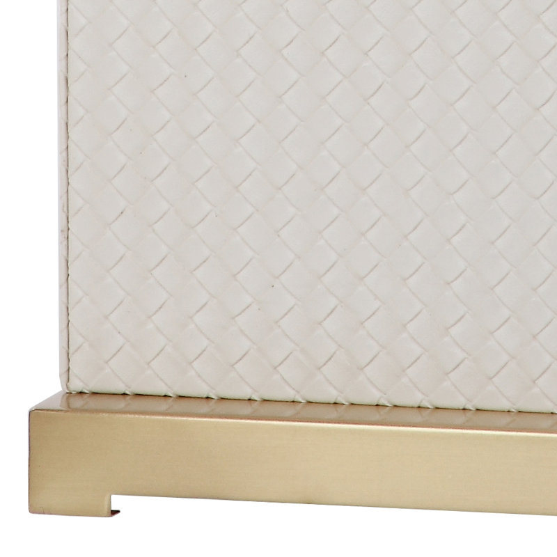 Angelinea Metal Table Lamp, Cream/Gold