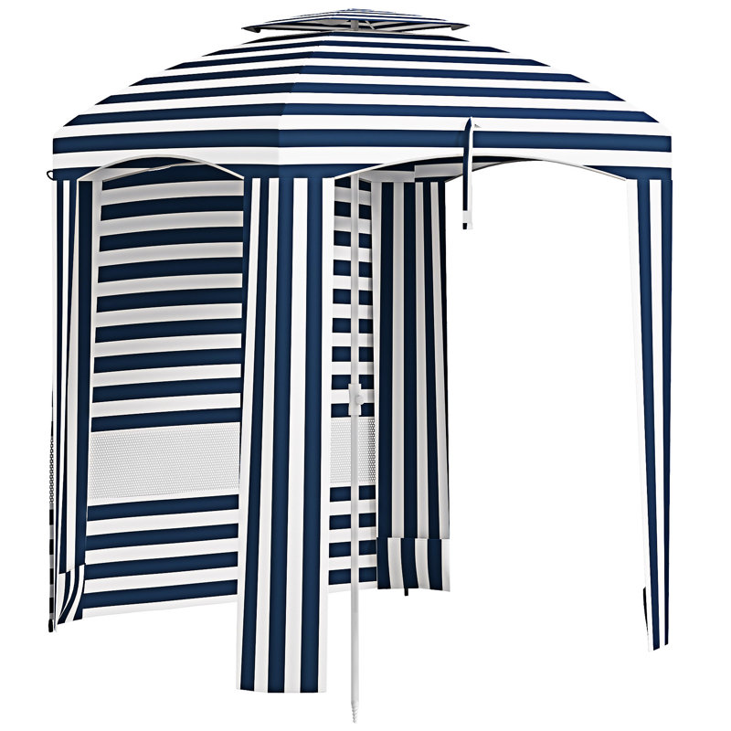 Parasol portatif à double plateau Outsunny