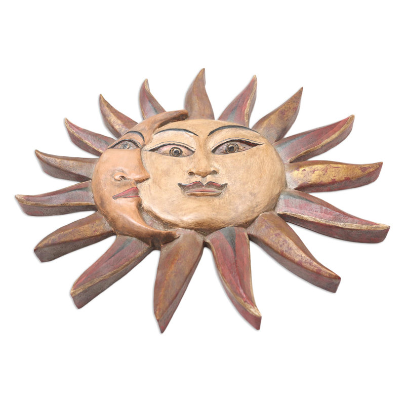 Décoration murale panneau en bois Shine and Moon