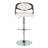 Phoebe Adjustable Bar Stool with Rounded T Footrest (Set of 2)-90954913-90954910