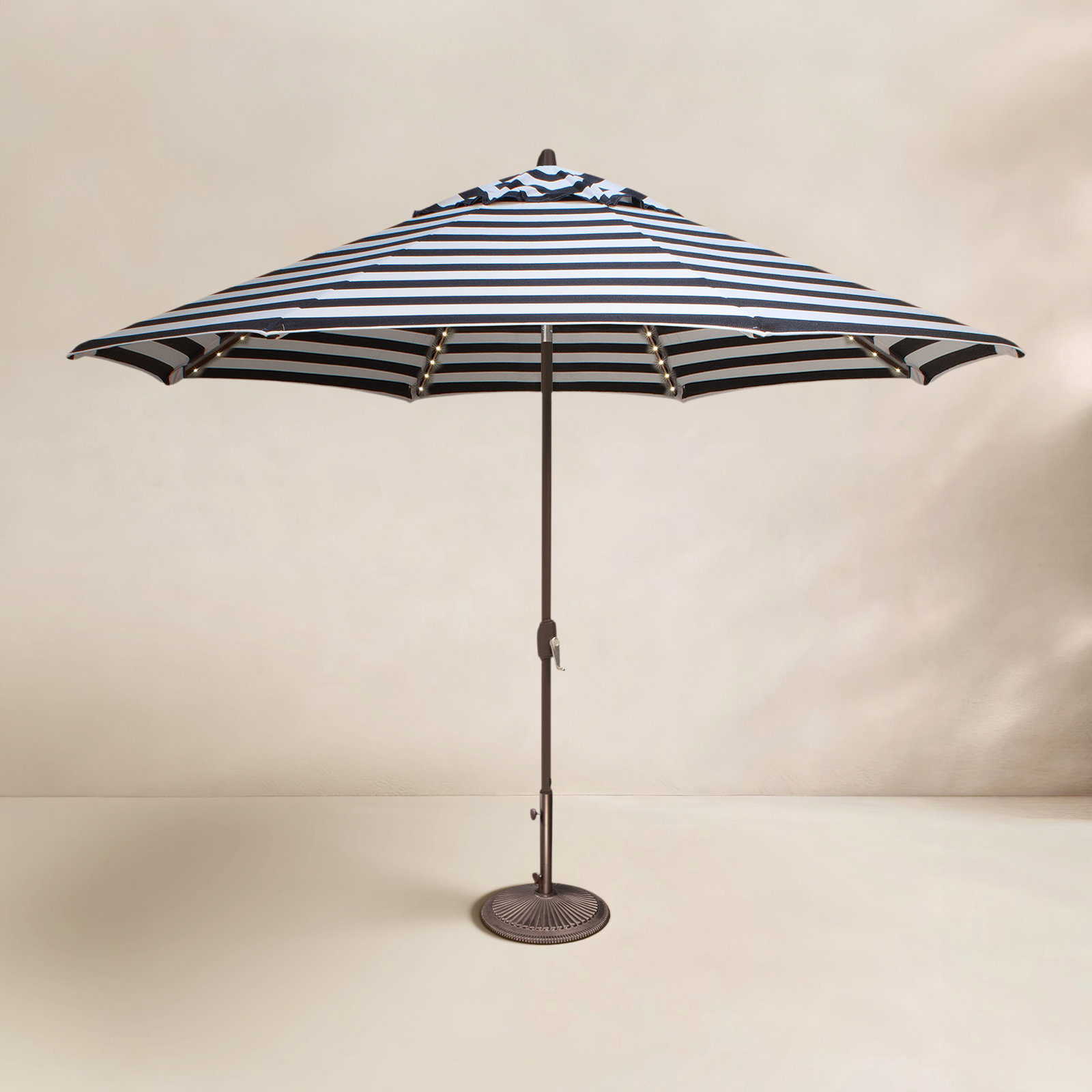 Bigelow 11' Umbrella with Lights, Bronze