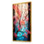 Arbre de découverte bleu et rose - Art mural floral-664195686-630433089