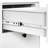 Modern Night Stand Storage Cabinet For Living Room Bedroom, Steel Cabinet With 2 Drawers,Bedside Furniture