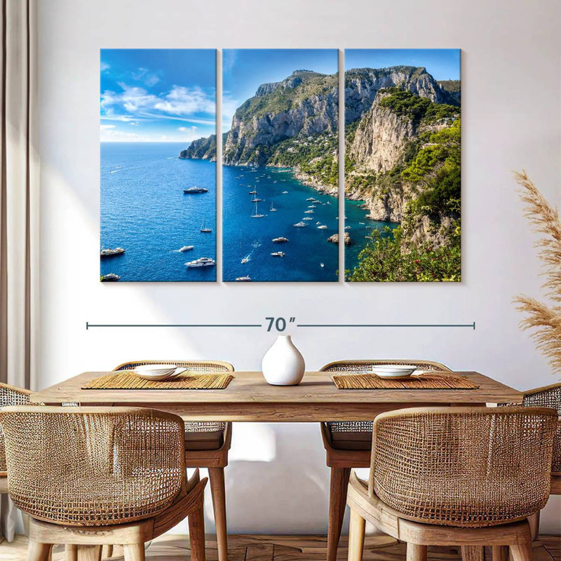 Gillard, île de Capri, H 42 po x l 65 po