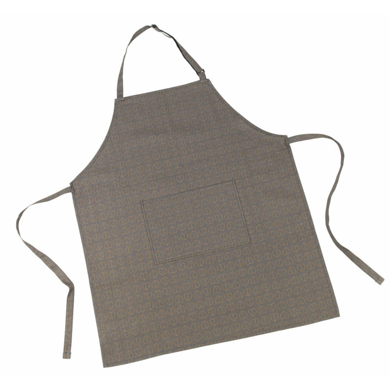Champagne Bib Apron, Dove