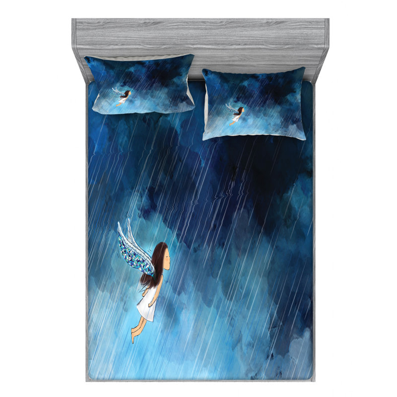 Microfiber Sheet Set, Full Sheet Set + Fitted Sheet + 2 Pillowcases