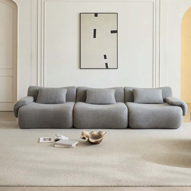 Canapé modulaire modulaire, canapé modulaire compressé, Gris clair