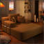 Canapé-lit convertible surdimensionné en velours côtelé duveteux avec poches de rangement et coussins moelleux pour des espaces de vie polyvalents-1578092741-1578092742