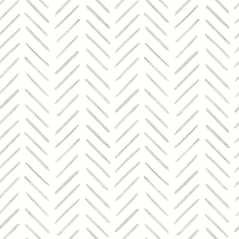 Pre-Pasted Paper Wallpaper Roll, Gray