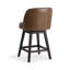 Della Upholstered Stool with Solid Wood Frame